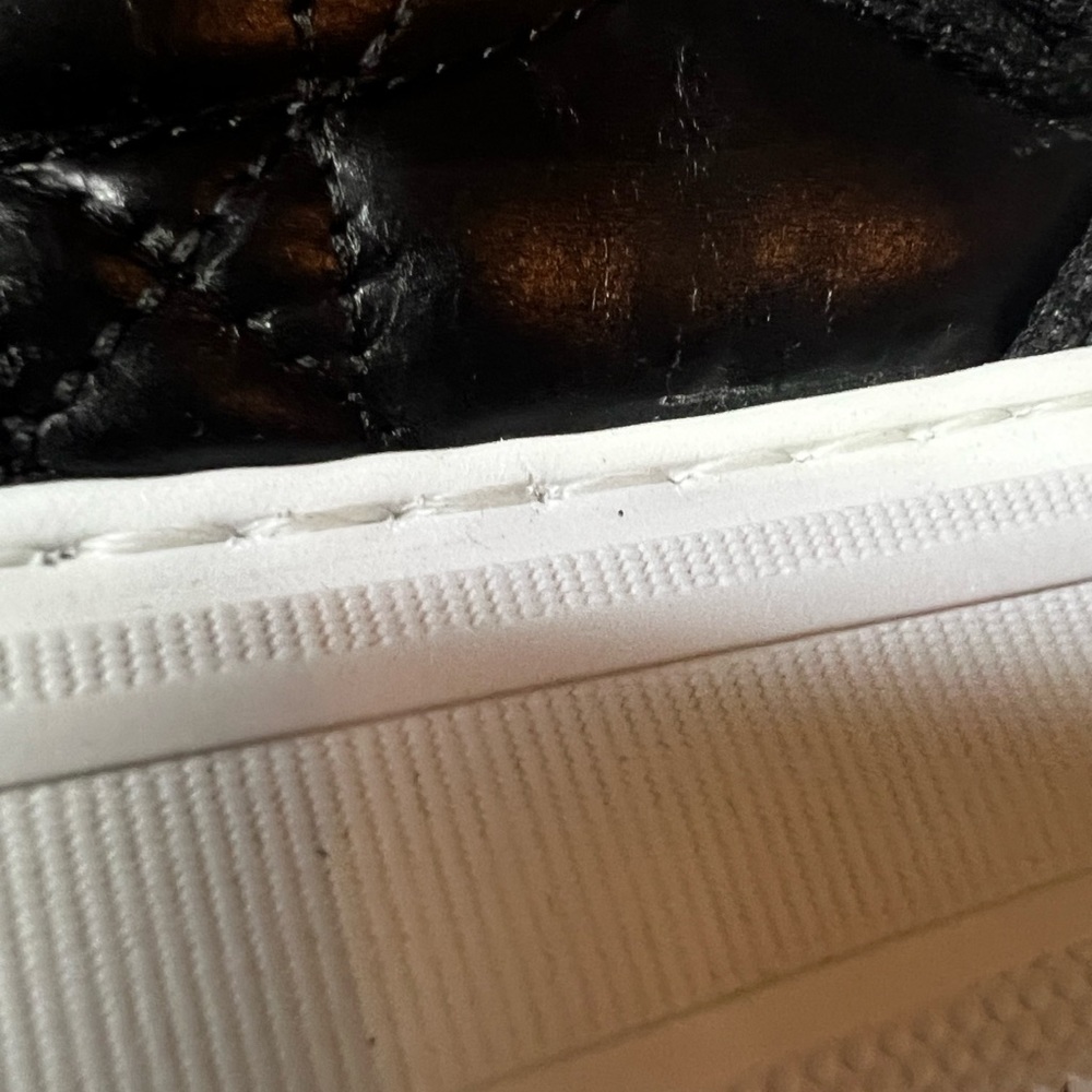 Christian Dior Solar Cannage Quilted Leather Slip On Sneaker Black Sz 35 / 5 - Picture 10 of 14